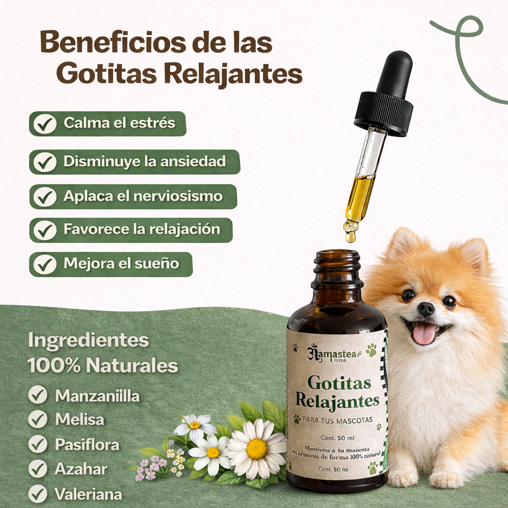 Tintura Pets Gotitas Relajantes