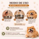 Modo de uso: administrar gotitas orales según peso de la mascota